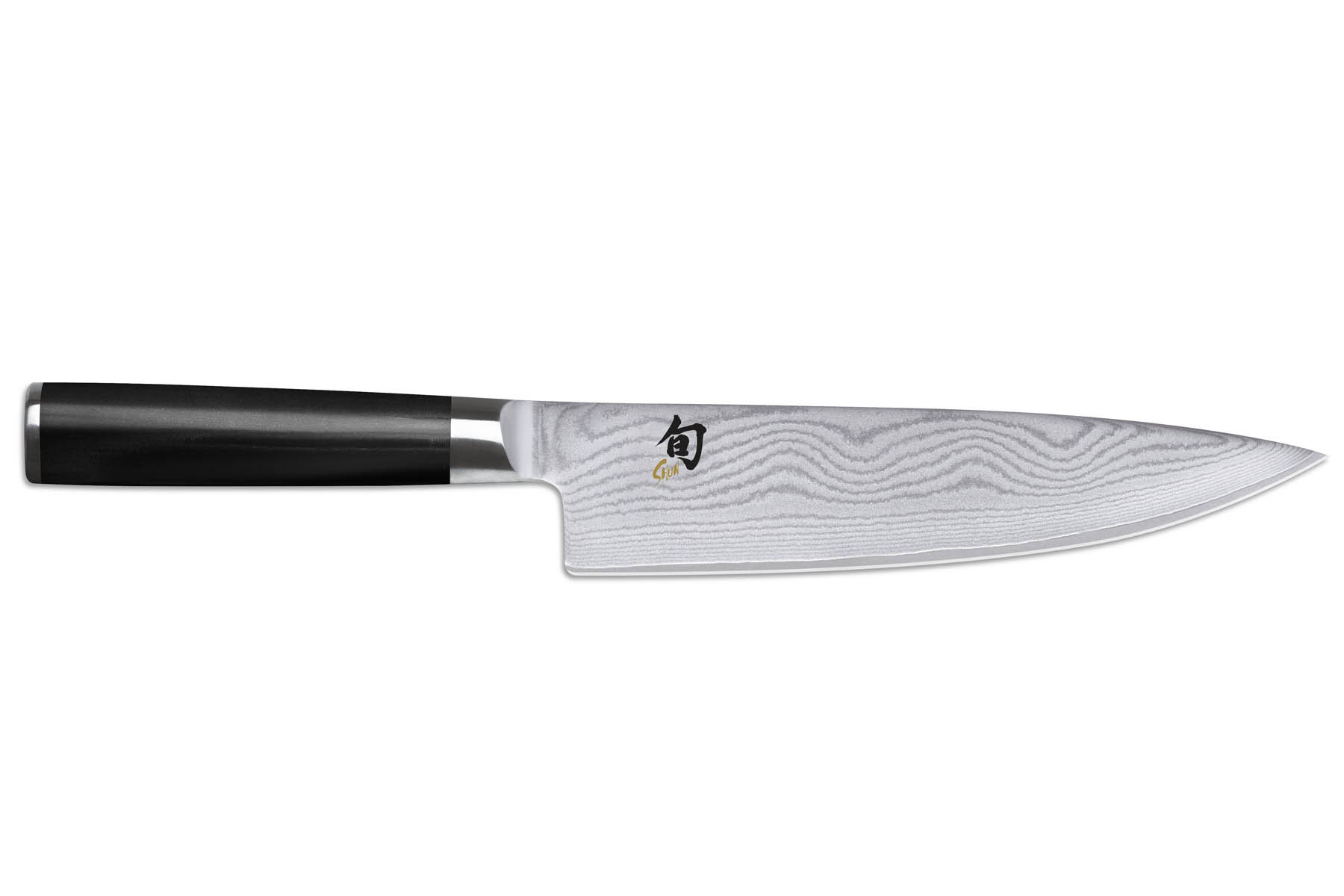 SHAN ZU Couteau Japonais de Chef 20cm, Couteau Damas