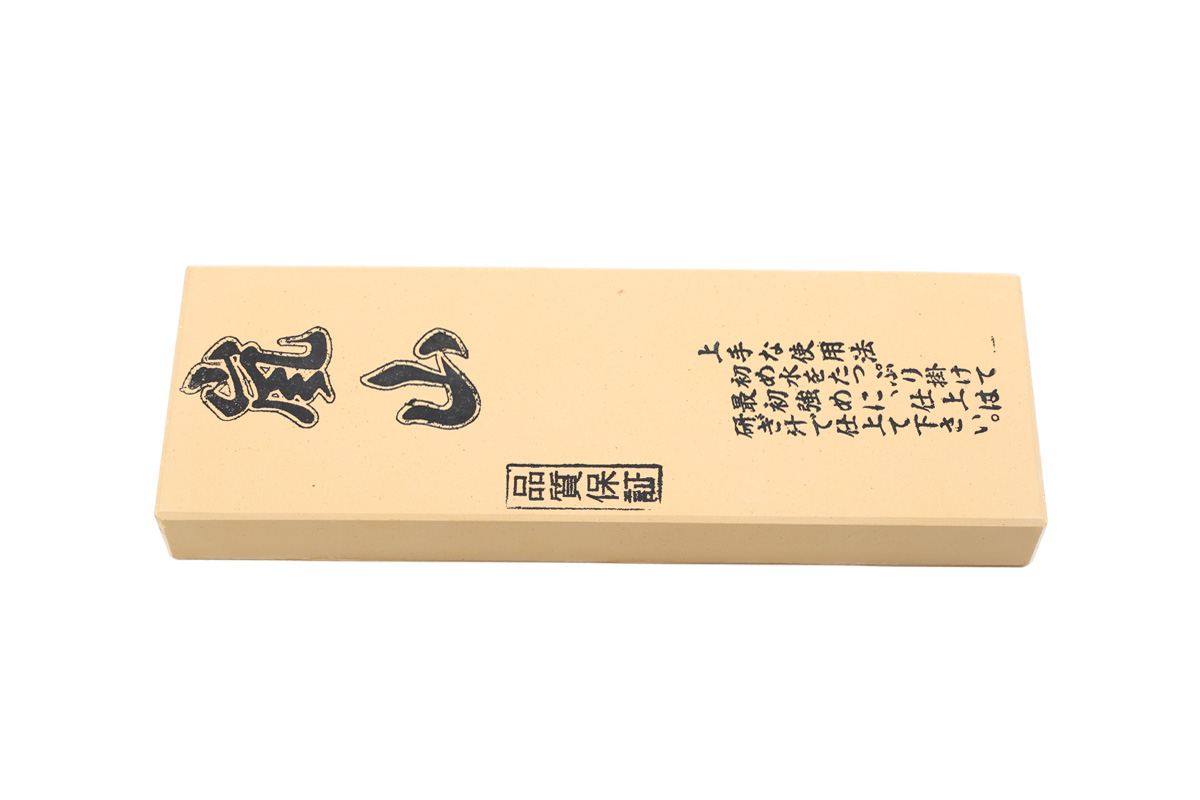 Pierre à aiguiser japonaise 6000 - 21 cm x 7 cm pour couteaux japonais