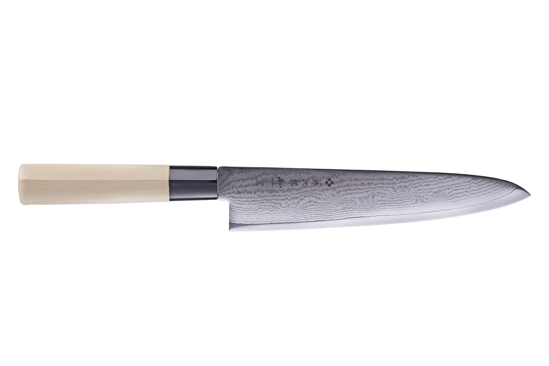 Couteau de chef Tojiro Shippu Damas Gyuto 21 cm