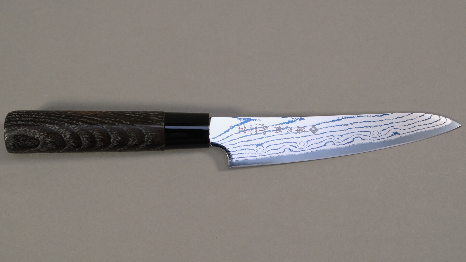 Couteau japonais Shippu Black Tojiro Utilitaire 13 cm