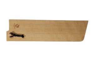 Saya Ryusen en bois clair pour couteau japonais nakiri 16,5 cm