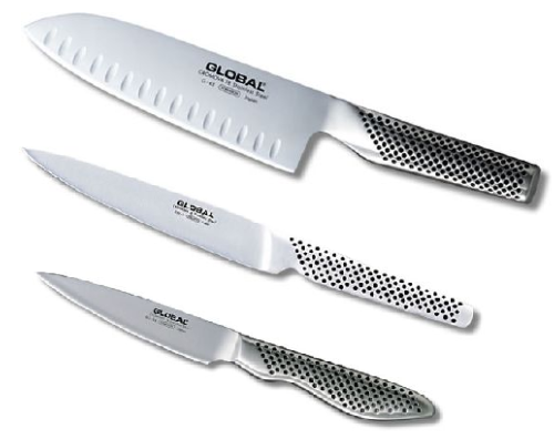 Set de 5 couteaux de cuisine 3 Claveles Osaka forgés main style japonais