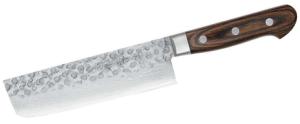 COUTEAU JAPONAIS ARTISANAL MUSAKICHI NAKIRI 165 MM - VG10 DAMAS