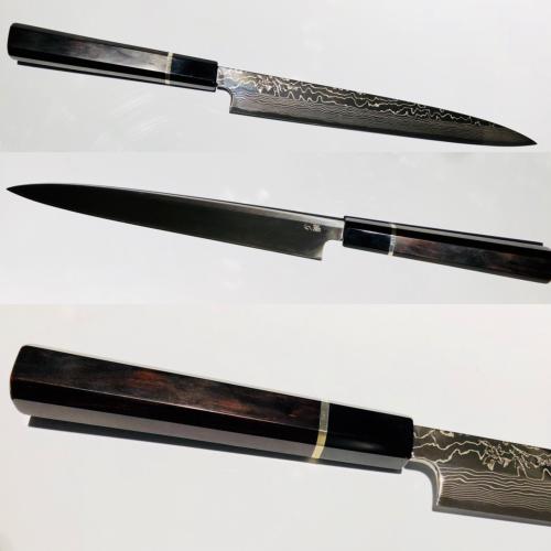 Couteau artisanal Sukenari "exclusif" VG-10 sashimi 27 cm