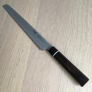 Couteau japonais Suncraft Senzo Damas - Pain 23 cm