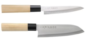 Set de 2 couteaux japonais Jaku Tradition forme japonaise