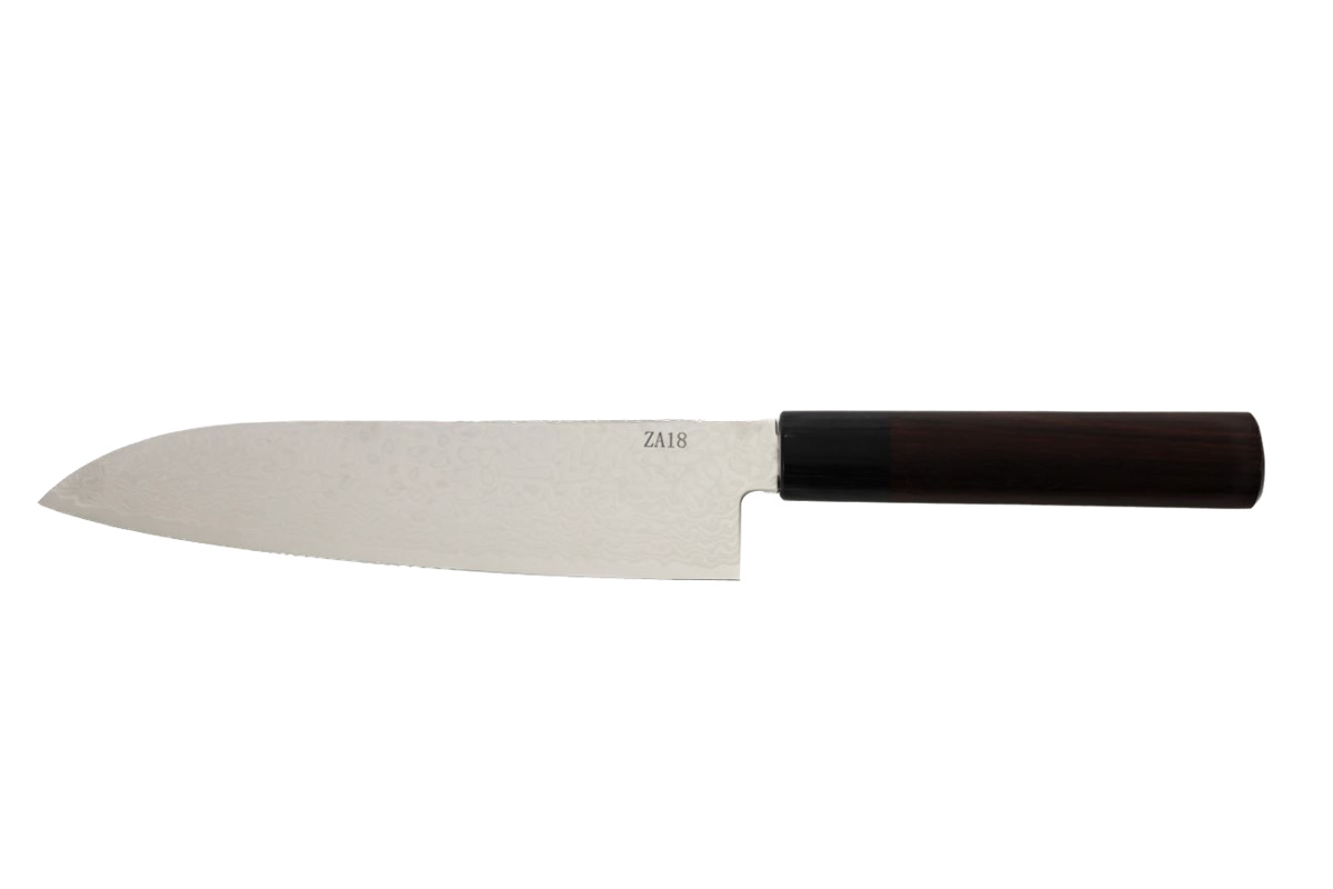 Couteau japonais de Yoshida Hamono ZA18 - Couteau santoku 19 cm