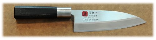 Couteau japonais Deba 16 cm Jaku Black