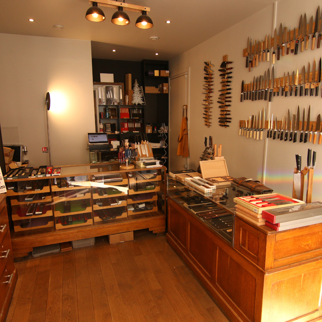 Coutellerie Bourly, a wide selection of Japanese kitchen knives