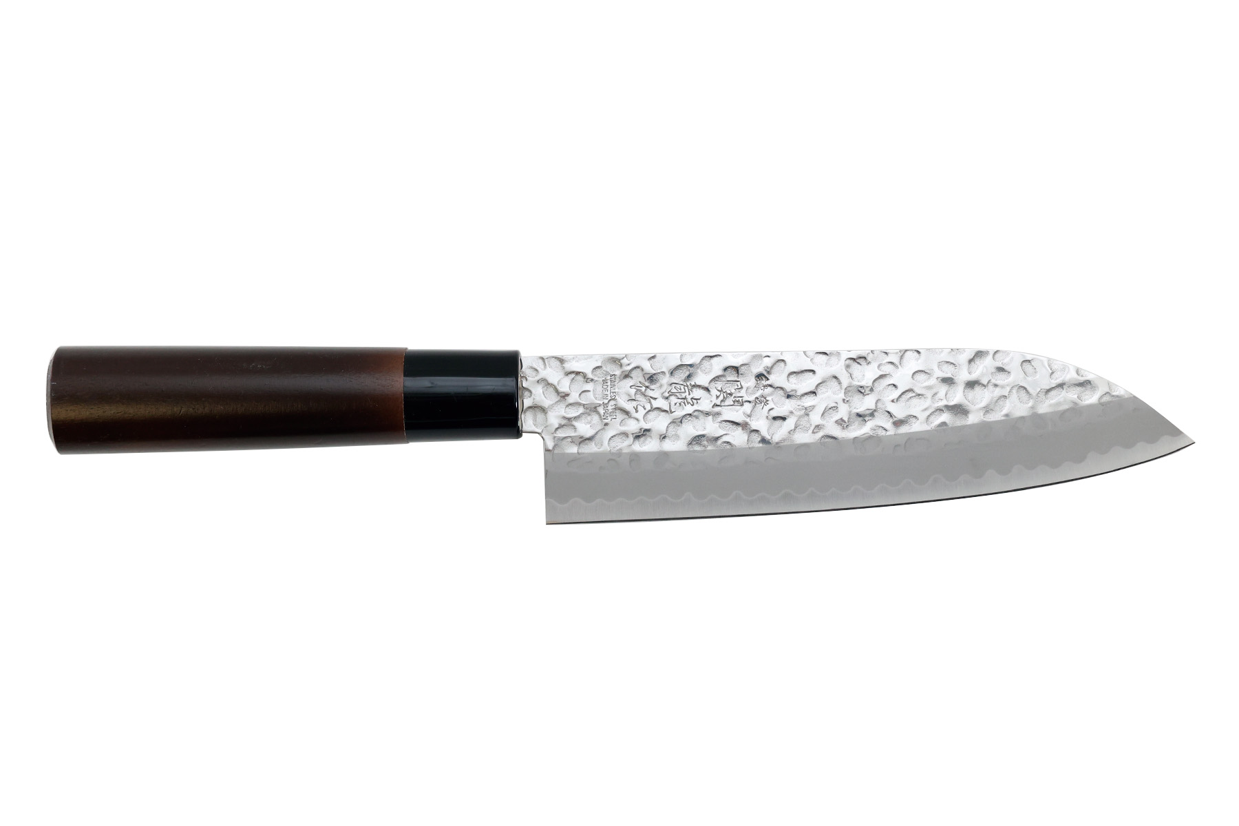 Couteau japonais Jaku Hammered - santoku 17 cm