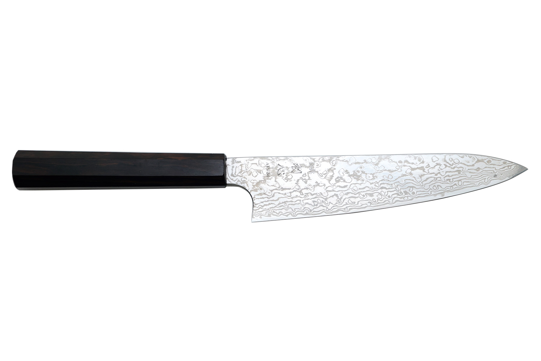 Couteau japonais Hatsukokoro ATS-34 damas - Couteau petty 15 cm