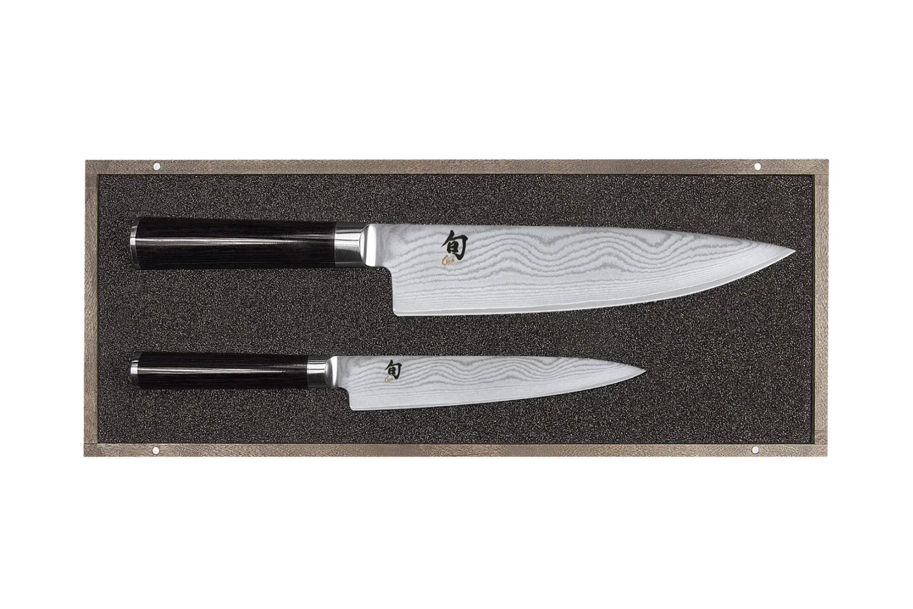 Coffret 2 couteaux japonais Kai Shun Classic damas - Couteau utilitaire et couteau de chef