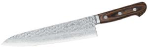 COUTEAU JAPONAIS ARTISANAL MUSAKICHI GYUTO 240 MM - VG10 DAMAS