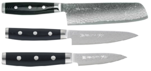 Set de 3 couteaux japonais Yaxell "Gou" - Forme vegan