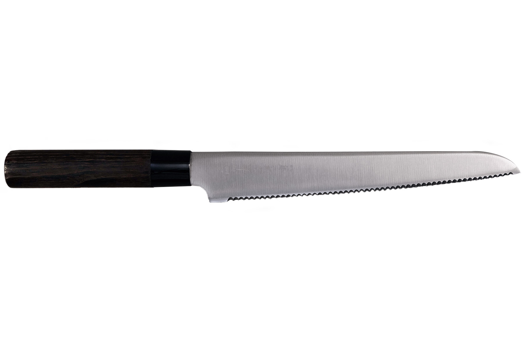 Couteau japonais à pain 24 cm Zen Black Tojiro