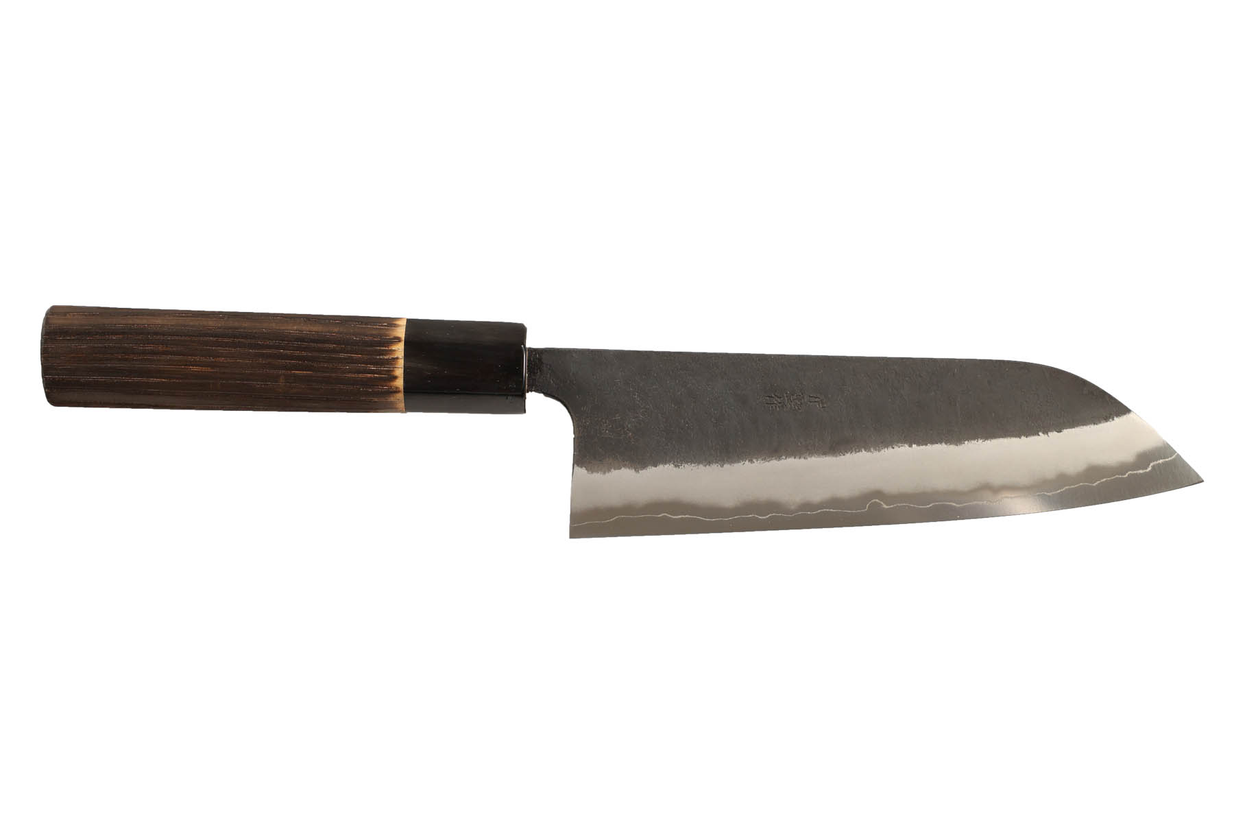 Couteau japonais artisanal de Masashi Yamamoto - Couteau santoku 18 cm