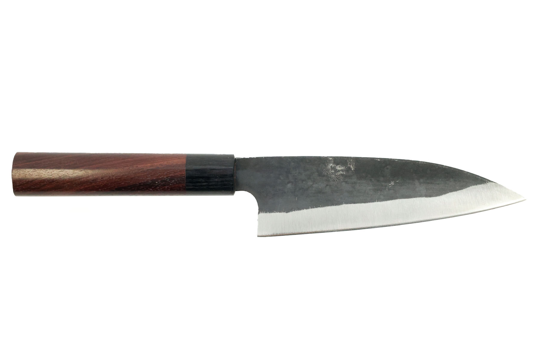 Couteau japonais artisanal de Yoshida Hamono Aogami - Couteau Santoku 17 cm