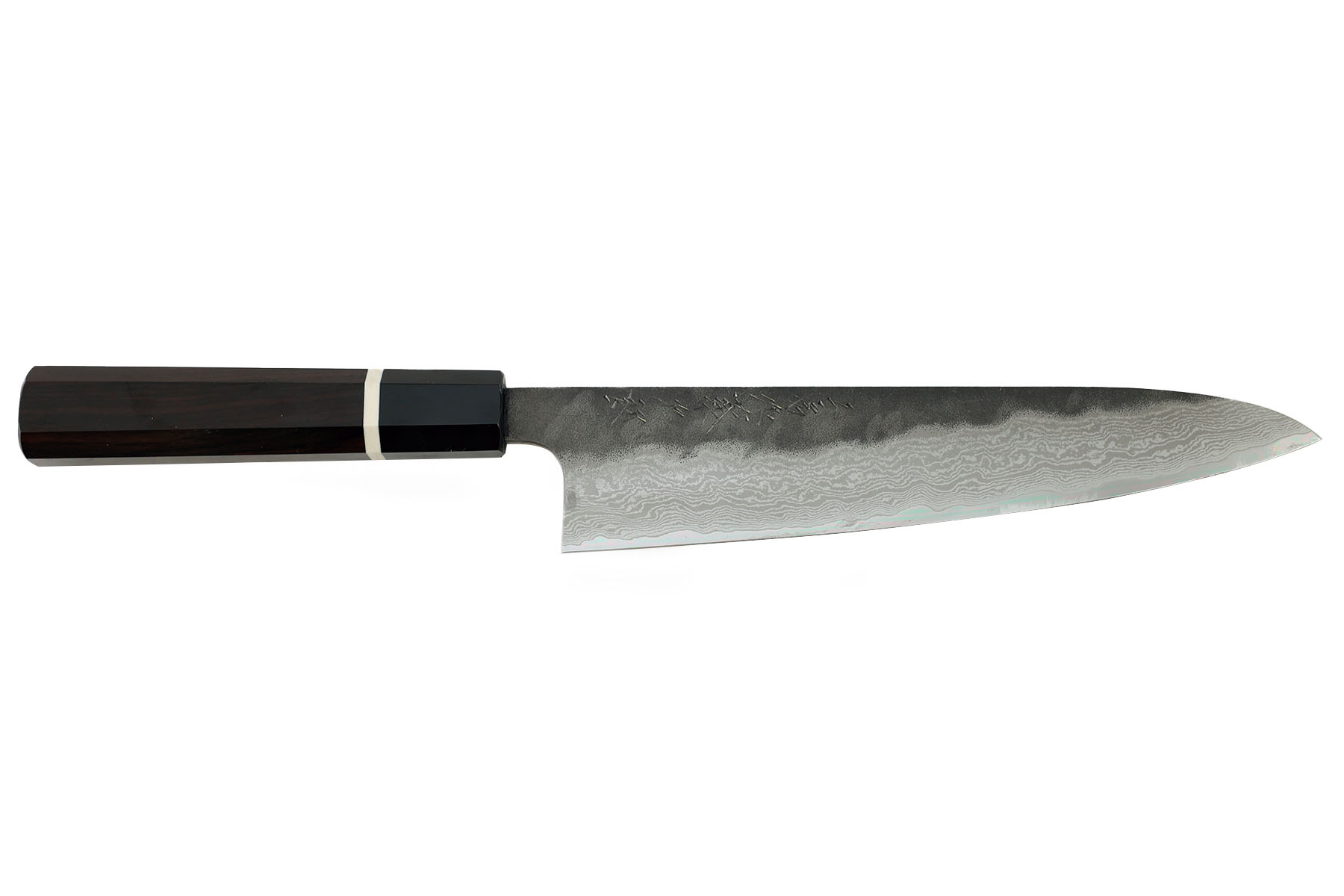 Couteau de cuisine japonais Gyuto en charme rouge - Kleos