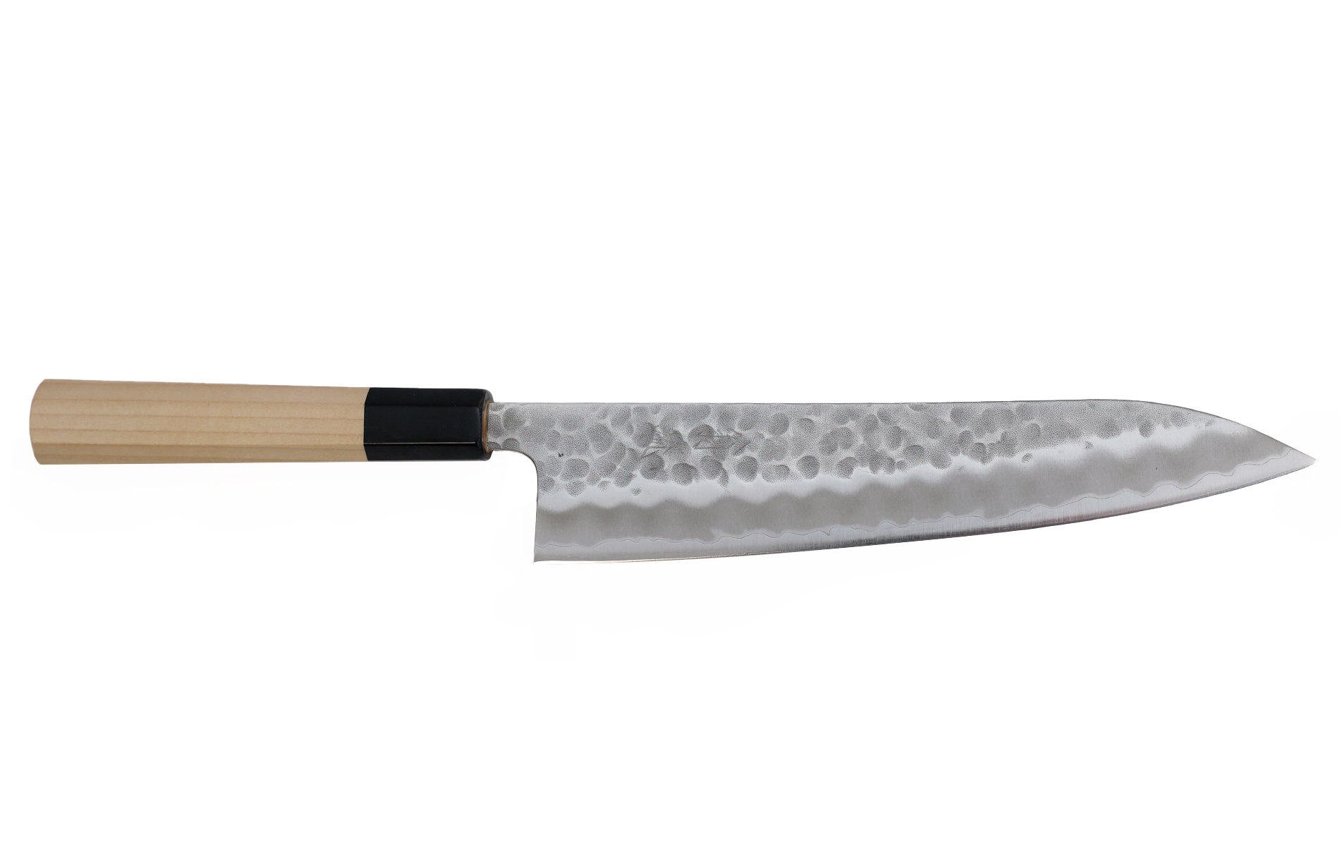 Couteau japonais Hado Sumi White Paper steel n°2 martelé - Couteau gyuto 21 cm