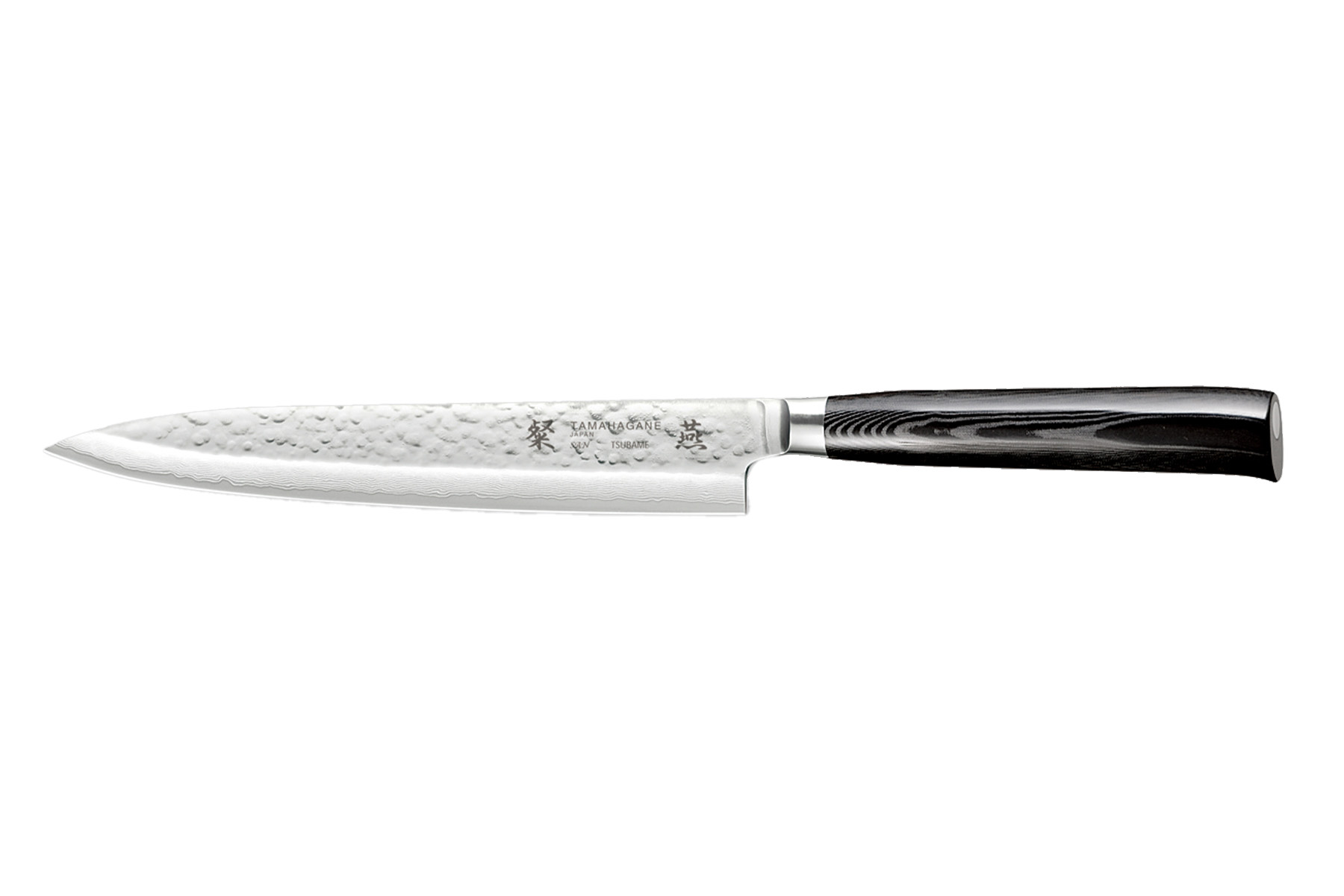 Couteau japonais Tamahagane Tsubame Hammered - Couteau sashimi 21 cm