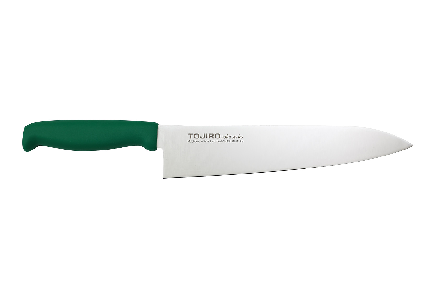 Couteau japonais Tojiro Color vert - Couteau gyuto 24 cm