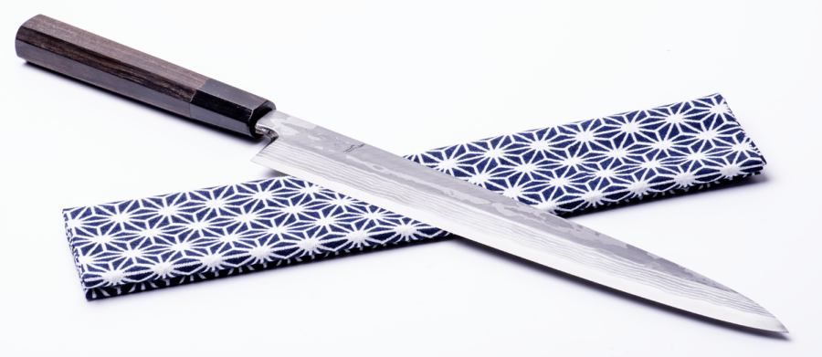 Couteau japonais Fuji higonokami lame acier carbone fabircation artisanale  - Escale Sensorielle