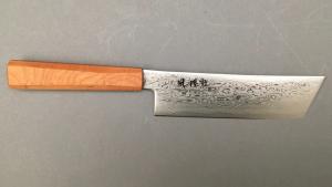COUTEAU JAPONAIS ARTISANAL NAKIRI RYUSEN GAMME FUKAKURYU HOCHO