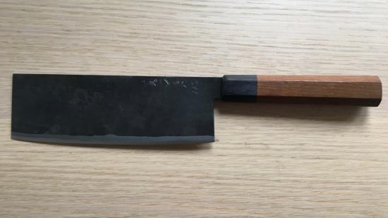 COUTEAU JAPONAIS ARTISANAL NAS DE SOSHUI TAKEDA - NAKIRI LARGE