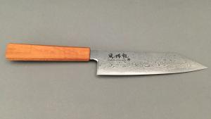 COUTEAU JAPONAIS ARTISANAL SANTOKU RYUSEN GAMME FUKAKURYU HOCHO