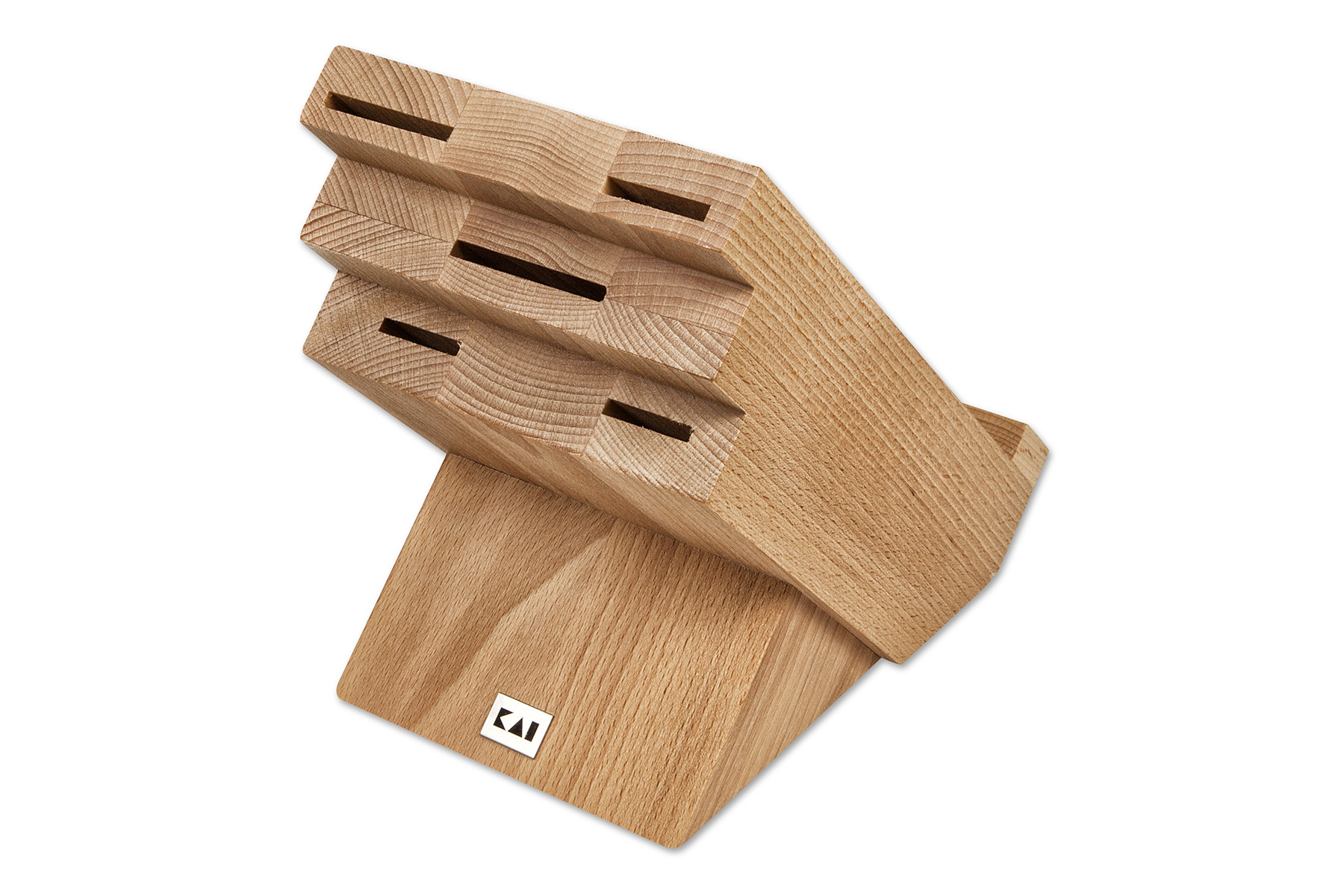 Bloc couteaux Kai hêtre pour 5 couteaux - DM-0820