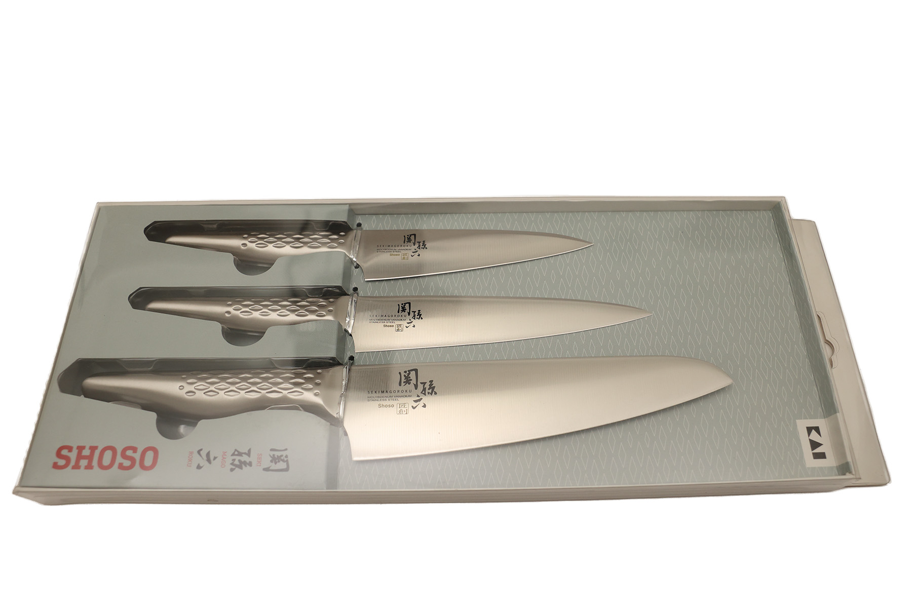 Set de 5 couteaux de cuisine 3 Claveles Osaka forgés main style japonais