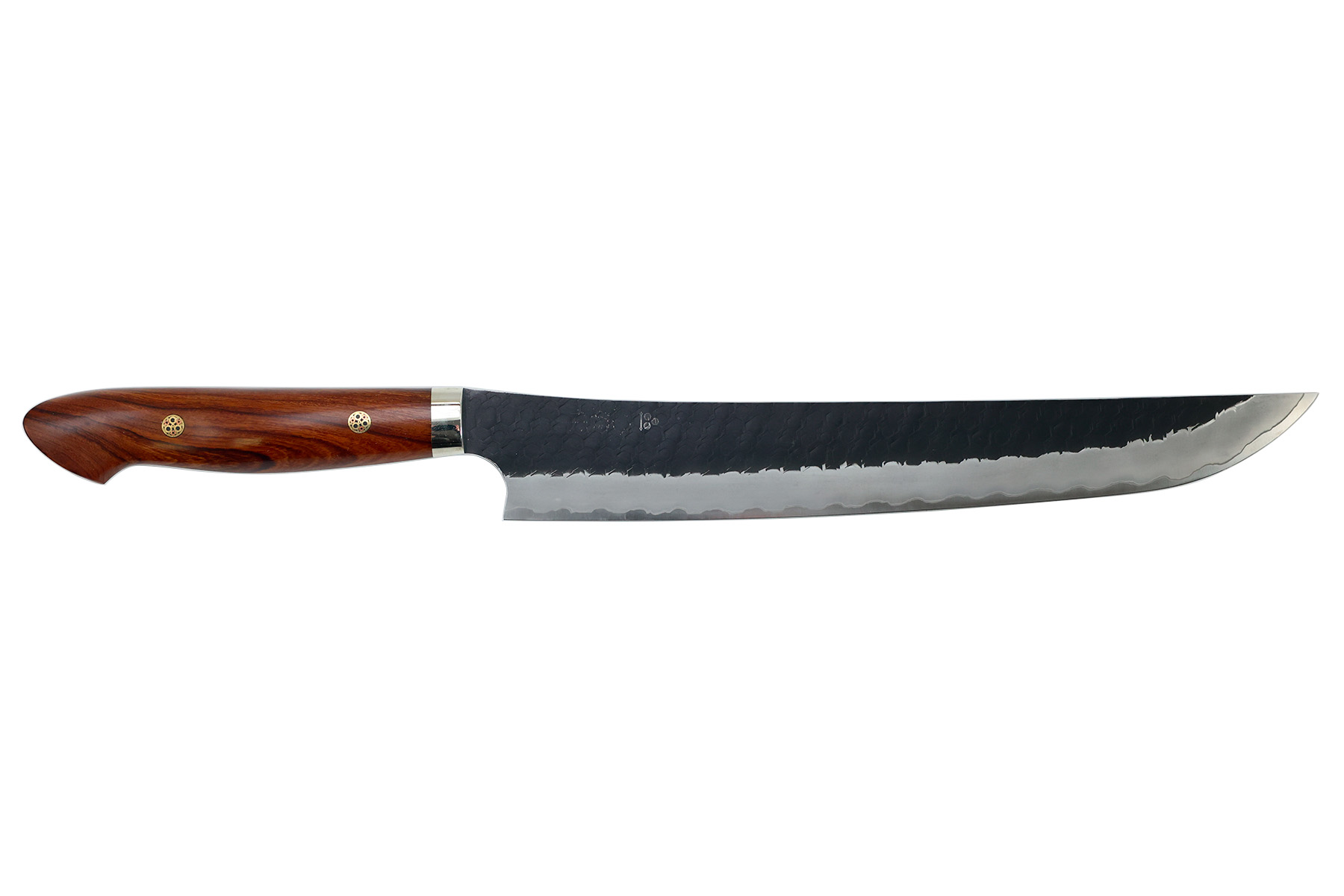 Couteau japonais artisanal Nigara Hamono - Couteau sakimaru sujihiki 27 cm