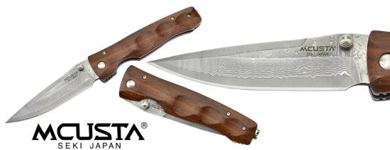 Couteau japonais pliant Mcusta MC-125D "Tactility" ironwood - VG10 Damas