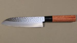 Couteau japonais Kane Tsune "Hammered" Santoku 16.5 cm