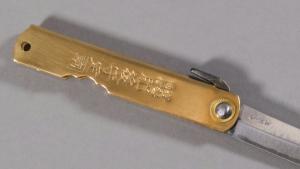 Couteau pliant japonais Higonokami Tanto - Laiton