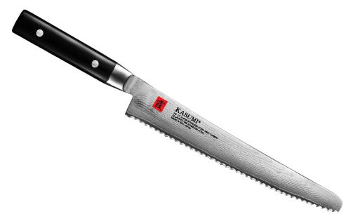 Couteau de cuisine japonais Kasumi Damas 25 cm pain et rôtis