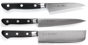Set de 3 couteaux japonais DP Série Tojiro forme vegan