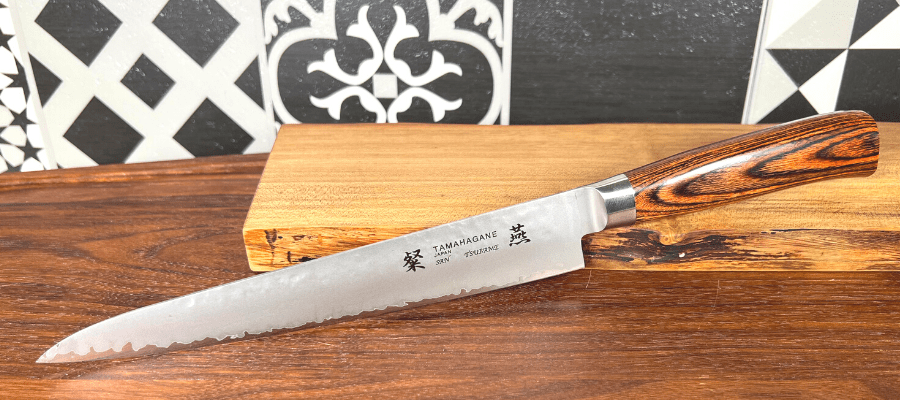 Couteau de cuisine japonais Tamahagane Tsubame Pakkawood