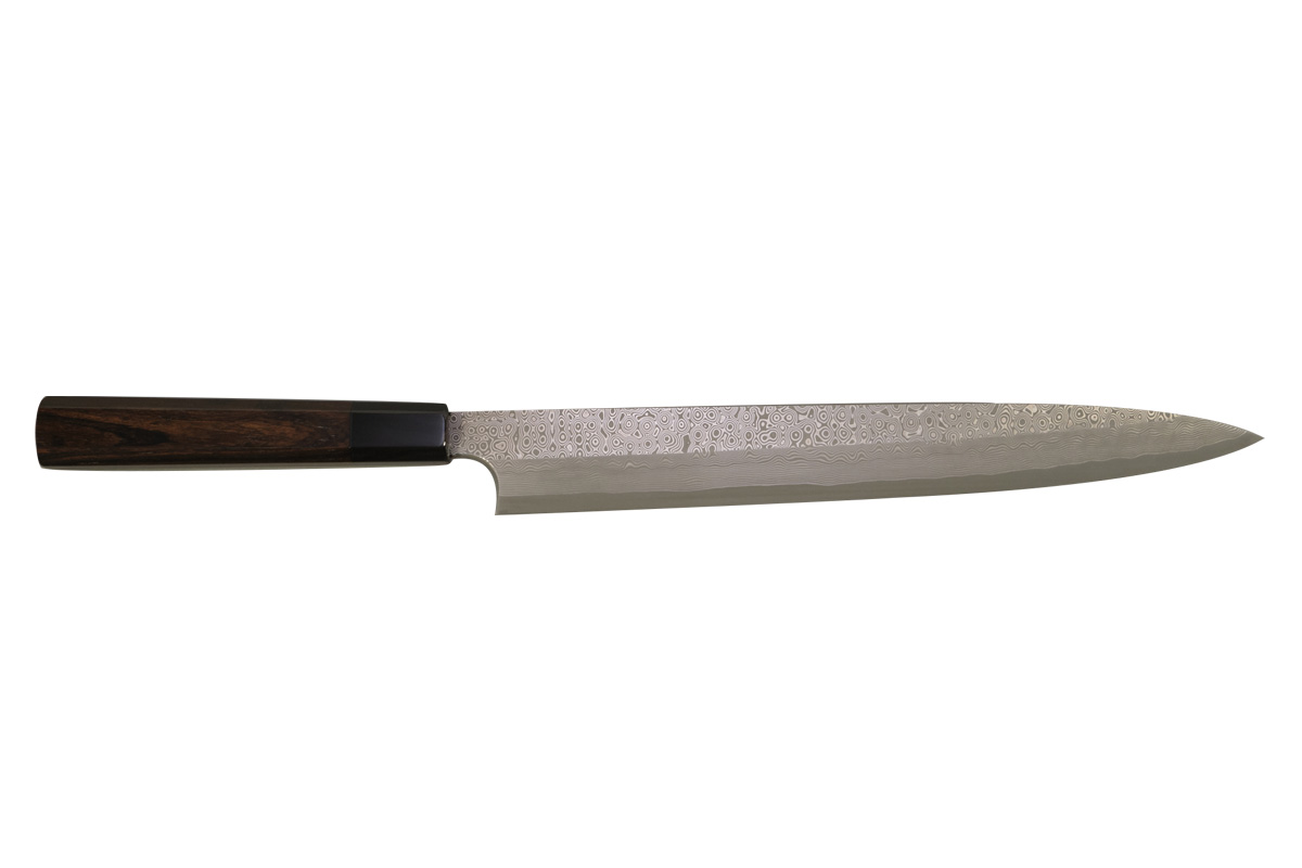 Couteau artisanal japonais Nigara Hamono Silver 3 - Yanagiba 30 cm