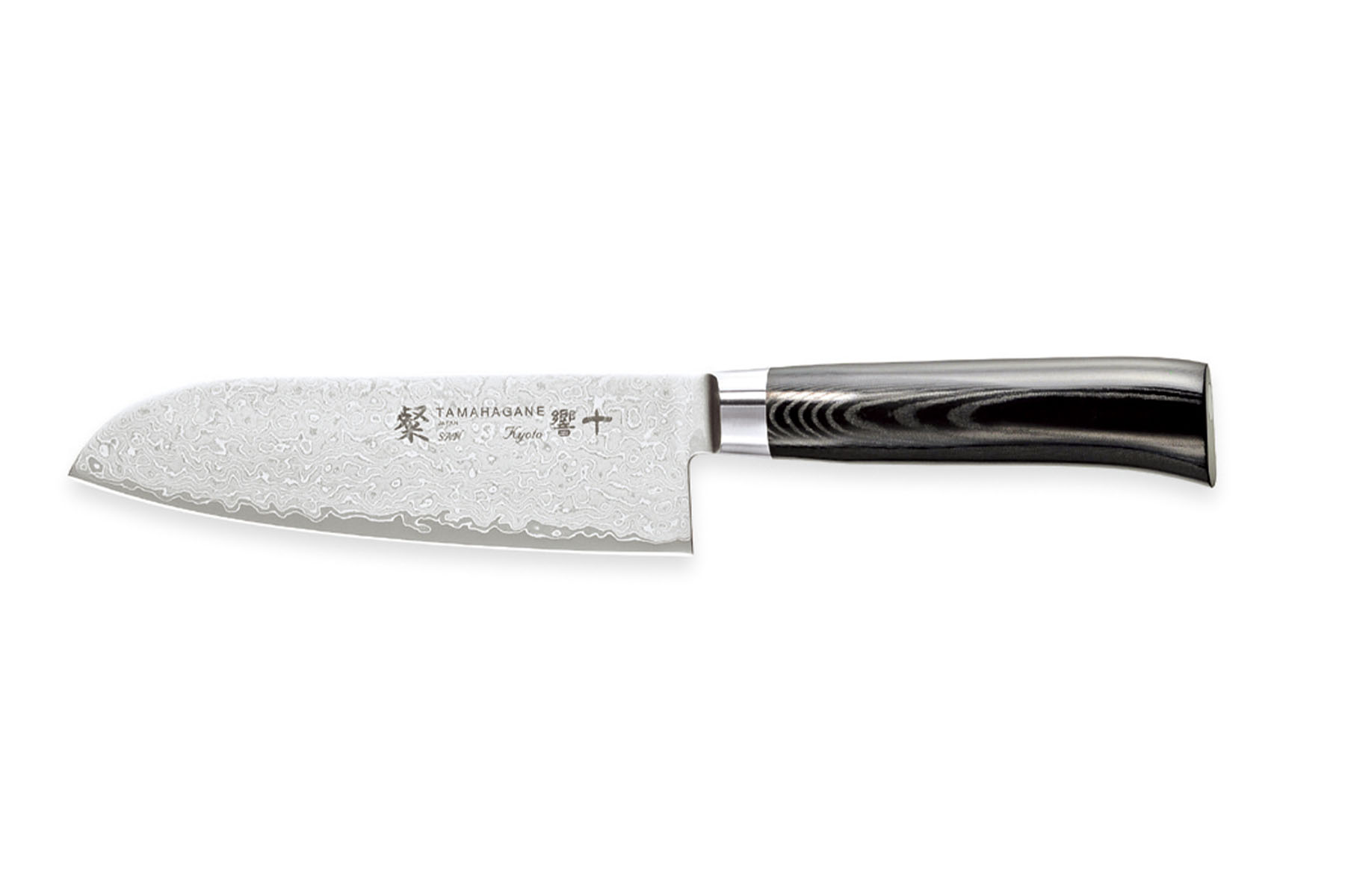 Couteau japonais Tamahagane Kyoto - Couteau santoku 16 cm