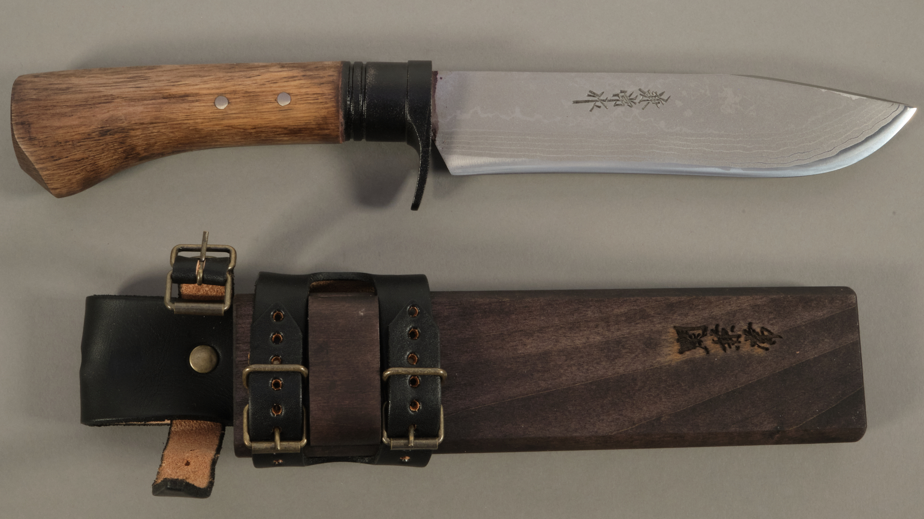 Couteau japonais fixe Kanetsune "Yoroi" 16 cm