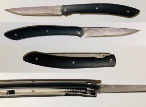 COUTEAU ARTISANAL PLIANT DE TAKESHI SAJI - "STEAK KNIFE"