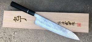 Couteau artisanal "SG-2 Exclusif" de Takeshi Saji - Chef 240 mm