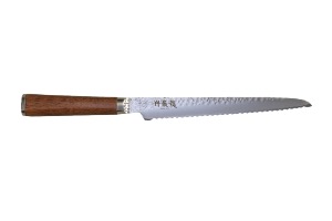 Couteau japonais Ryusen Tangan Ryu noyer - Couteau à pain 21 cm