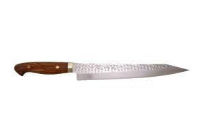 Couteau japonais artisanal de Yu Kurosaki Senko SG2 - Couteau sujihiki 24 cm