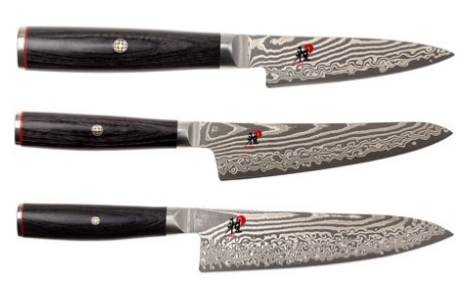 Set de 3 couteaux japonais Miyabi 5000FCD forme européenne