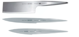 SET DE 3 COUTEAUX JAPONAIS CHROMA TYPE 301 DESIGN BY F.A. PORSCHE "FORME VEGAN"