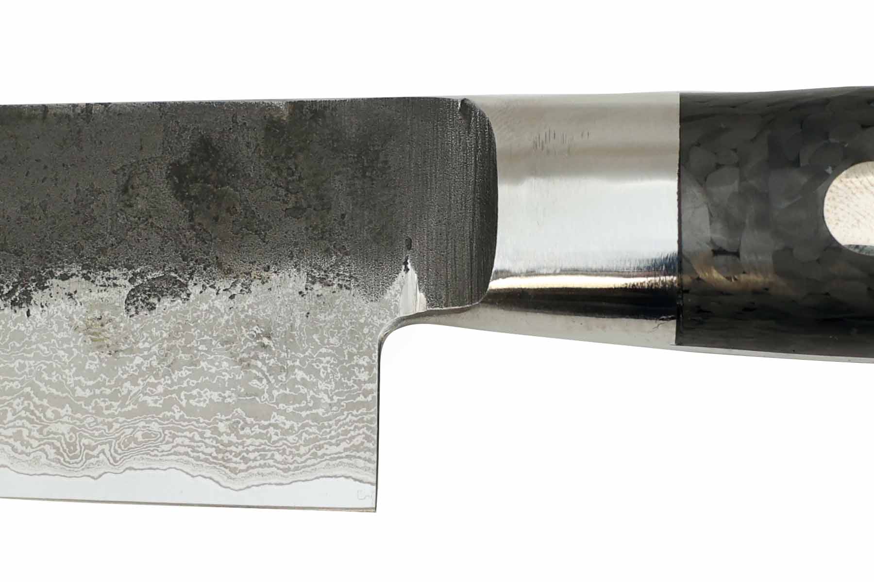 Couteau japonais artisanal Tojiro Handmade Aogami Super Damas - Couteau sujihiki 21 cm