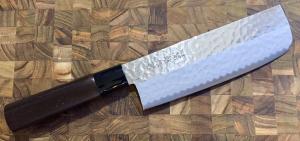 Couteau japonais Nakiri 17 cm Jaku Hammered