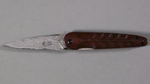 Couteau pliant japonais Suminagashi cocobolo